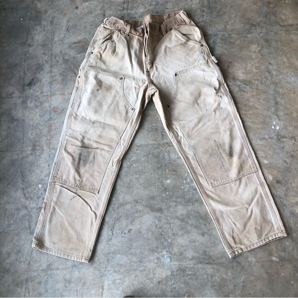 Carhartt Double Knee Carpenter Pants 34x30 Distressed